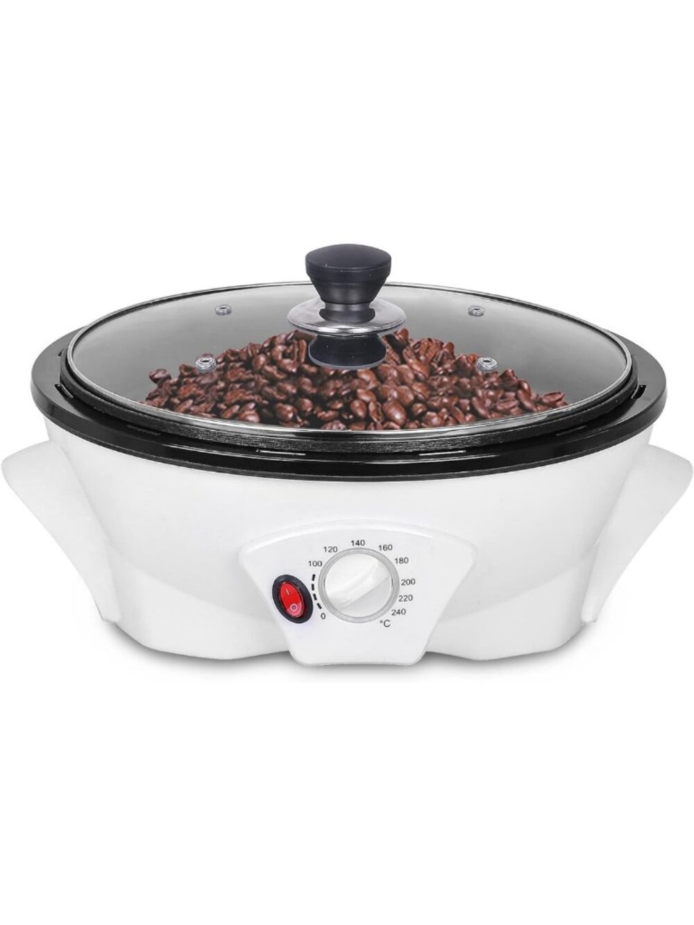 Electric Coffee Bean Roaster 1.1LB, 1200W Home Roasting Machine, Fresh Coffee
